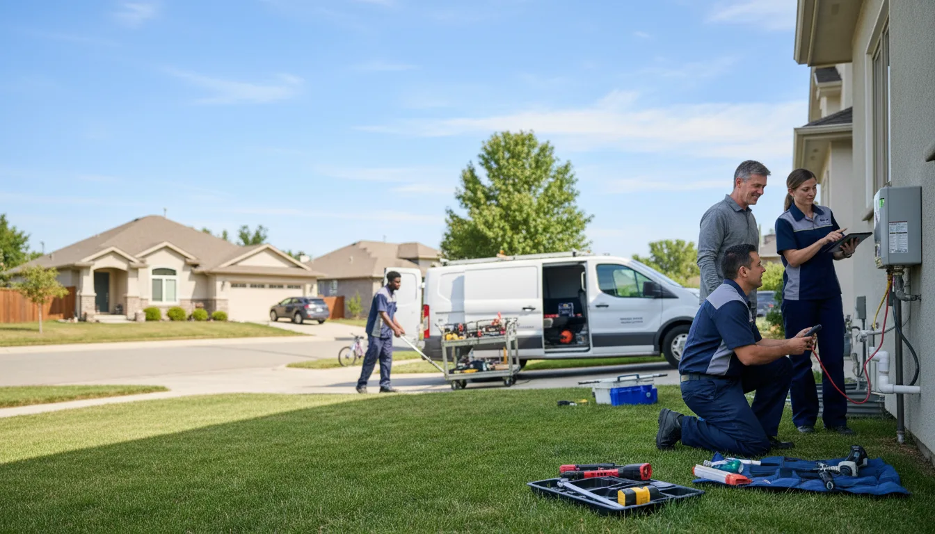 Tankless water heater service in Mcdade, TX
